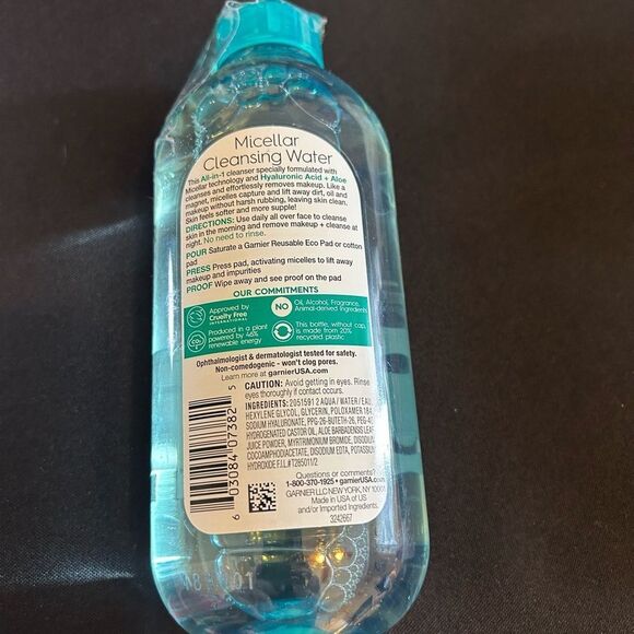 🦋 Garnier Micellar Cleansing Water with Hyaluronic Acid New Full Size - Picture 3 of 4